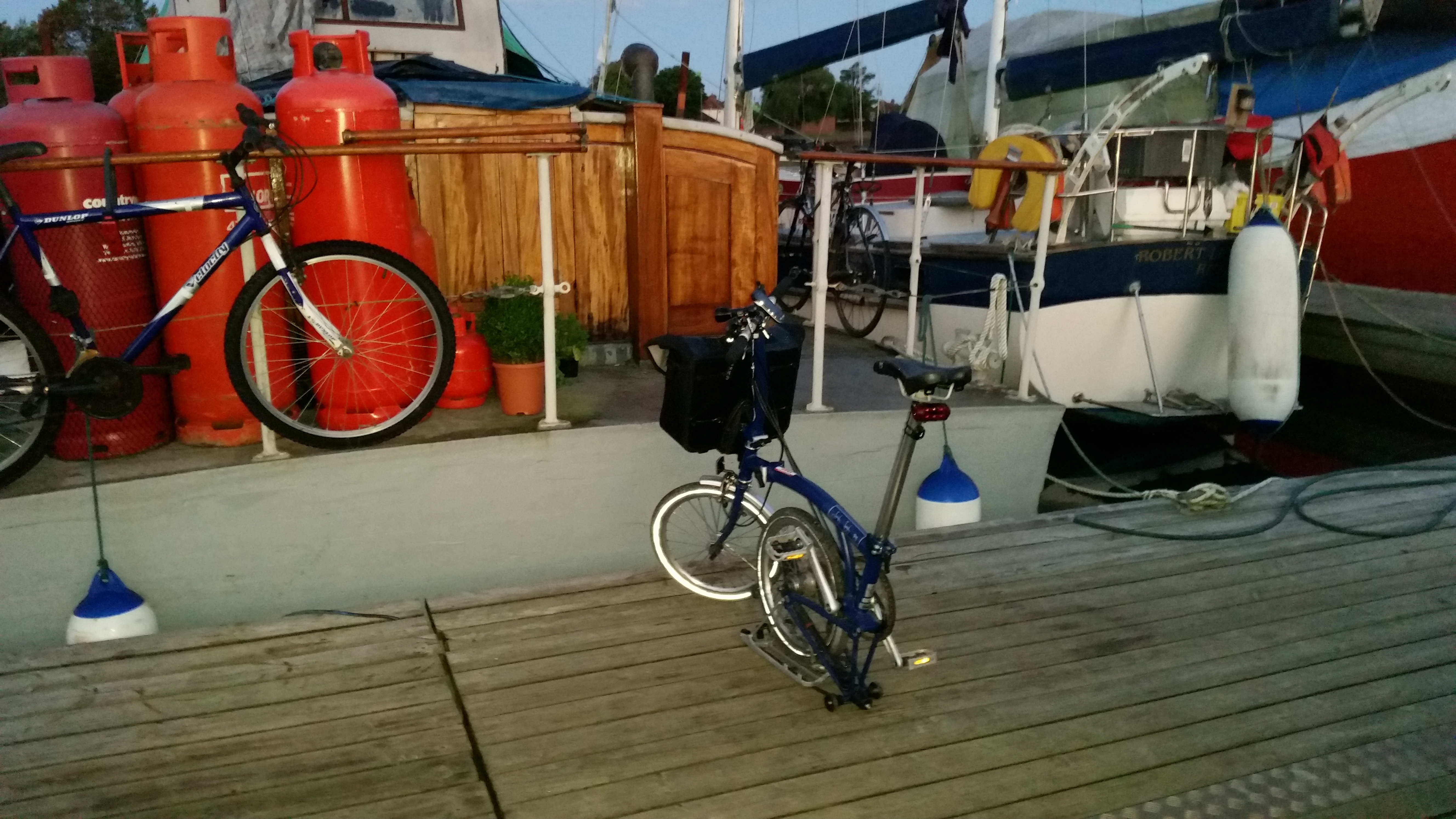 Bike on Pontoon